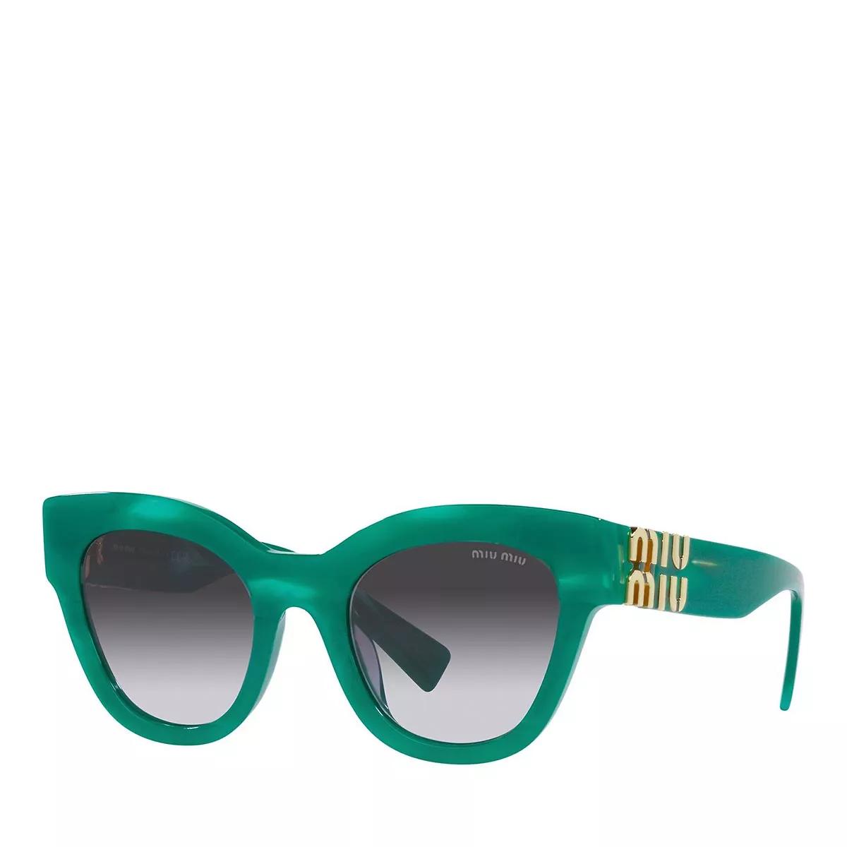 Miu Miu Sonnenbrille - 0MU 01YS - Gr. unisize - in Grün - für Damen