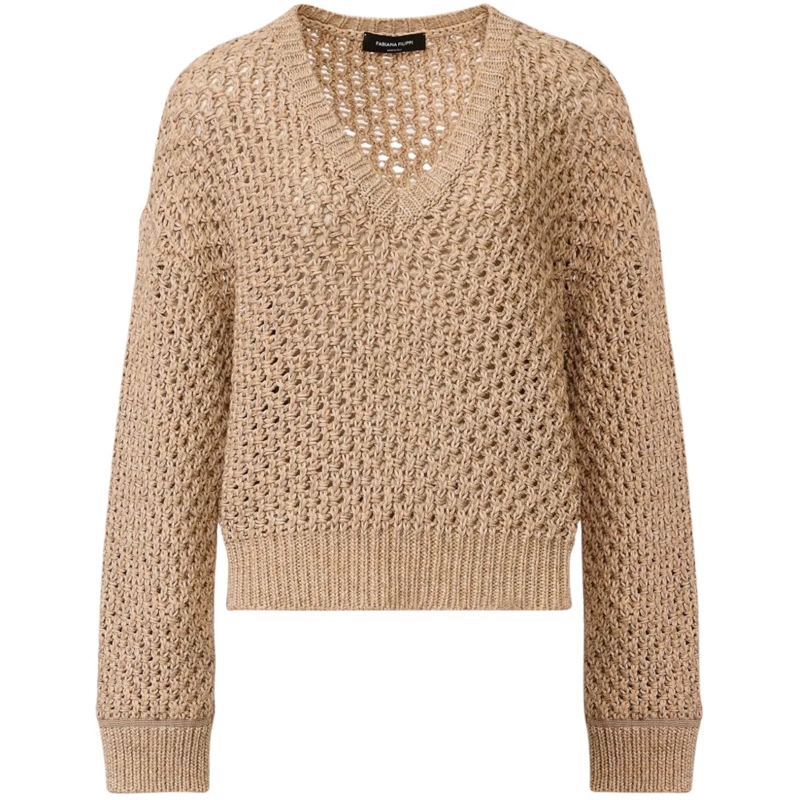 Fabiana Filippi  Sweaters Ivory weiß
