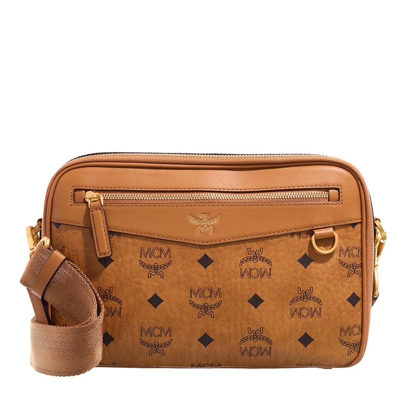 MCM Crossbody Bag Diamond Vi Crossbody Sml Co Cognac