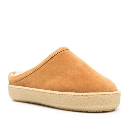 Isabel Marant Slipper & Pantoletten - Fozee Suede Flatform Mules - Gr. 37 (EU) - in Braun - für Damen