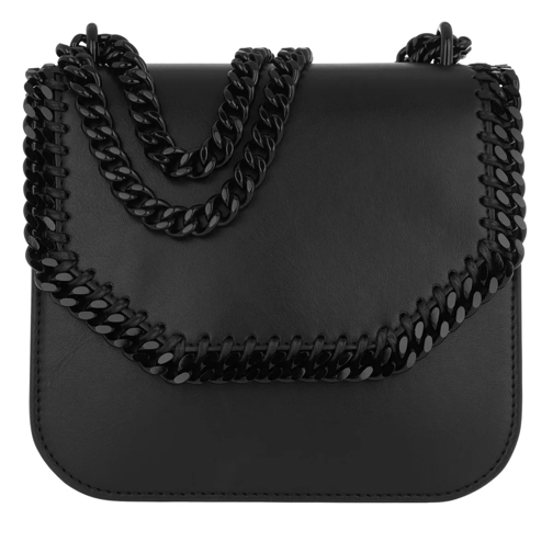 Stella McCartney Fallabella Box Bag Medium Monochrome Black Crossbody Bag