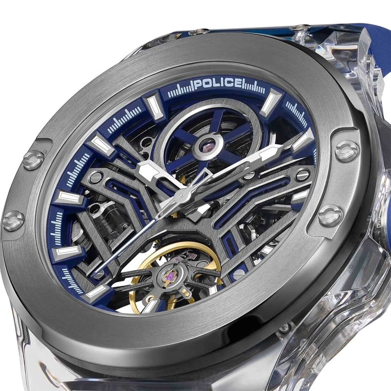 Police Automatikuhr Automatikuhr Cyclone blau(Image 3)