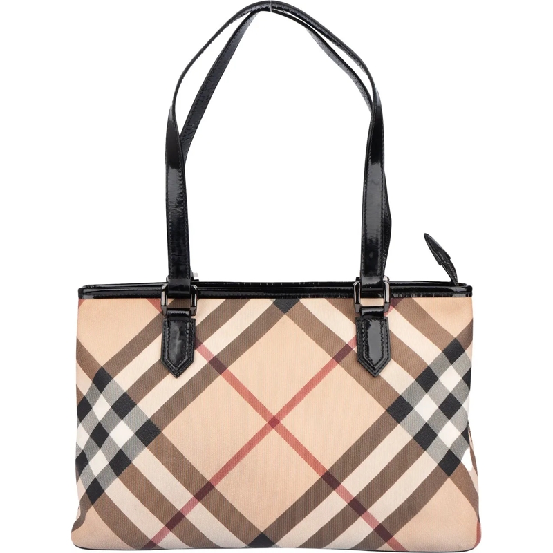 Burberry Tote Burberry Nova-Check Monogram Handbag beige