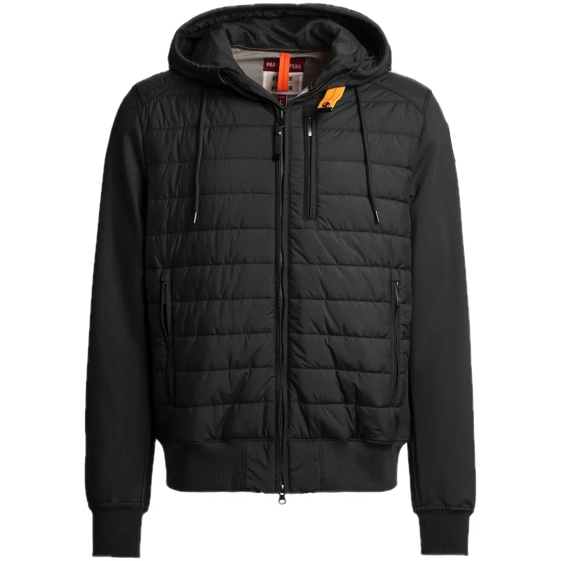 Parajumpers Daunenjacke Ivor Hybride Sweat schwarz