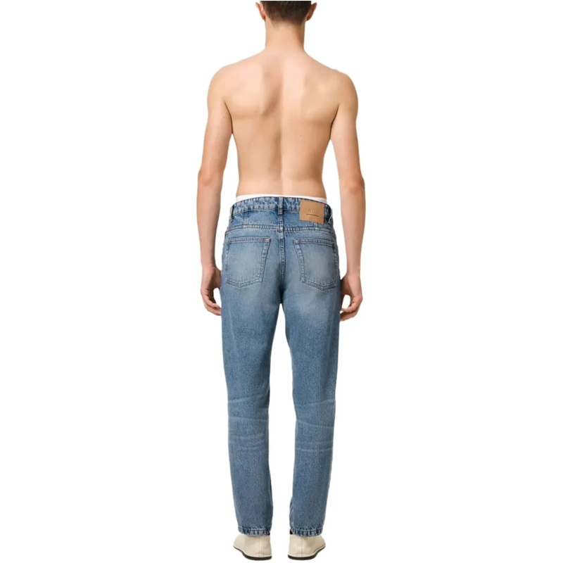 AMI Paris Jeans jean a coupe fuselee blau(Image 7)