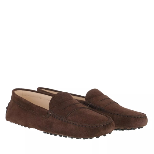 Tod's Gommini Mocassins Leather Brown Driver