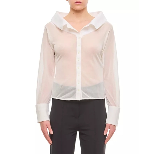 Jacquemus Viscose Shirt White 