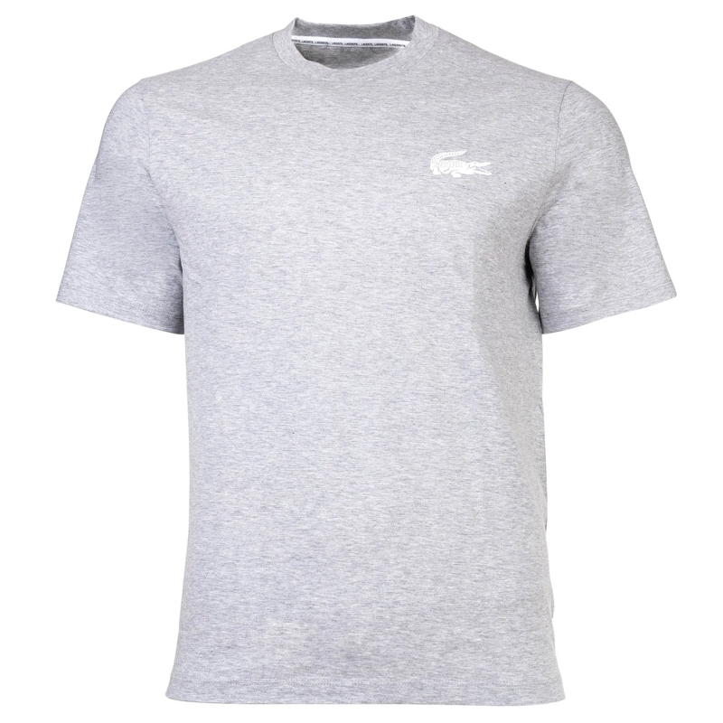 Lacoste Hemd Lacoste LACOSTE Herren T-Shirt - Loungewear, Rundh grau