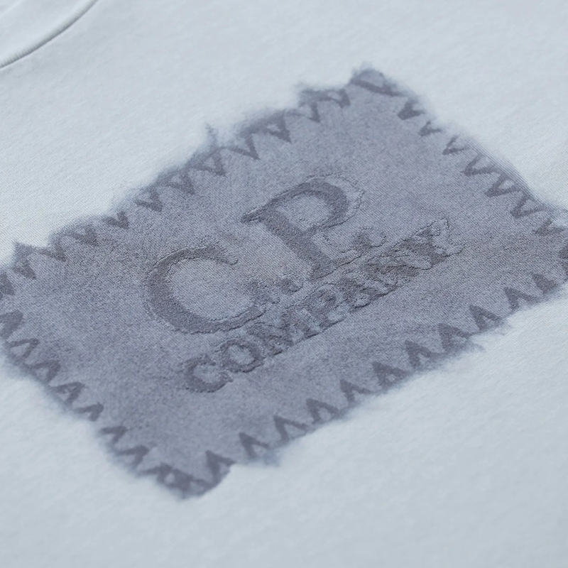 CP Company T-Shirt 24/1 Jersey Short-Sleeve T-Shirt Blue(Image 5)