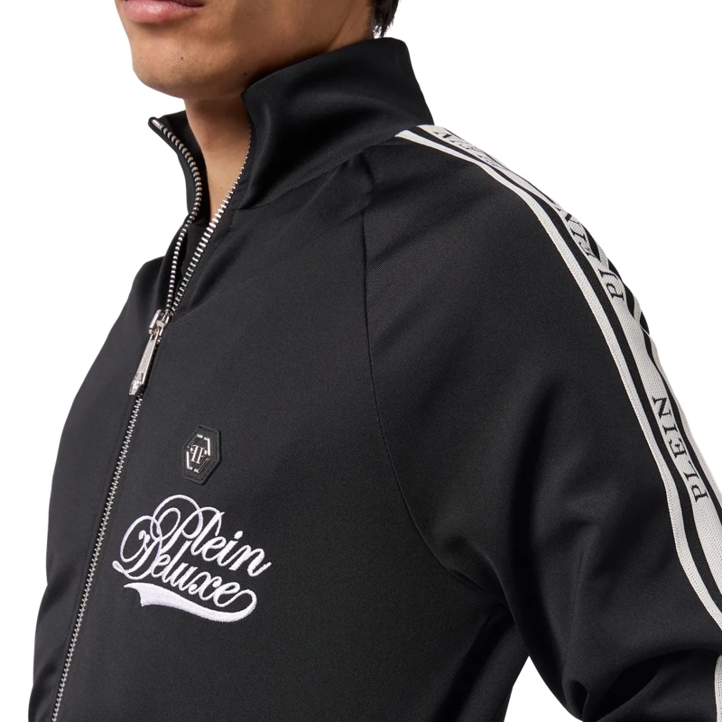Philipp Plein Daunenjacke Tracksuit Jacket Plein Deluxe Signature Signature schwarz(Image 5)