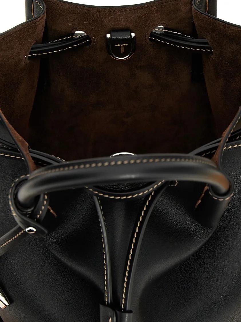 TOD'S Bucket bags 'Buz Mini' Handbag in zwart