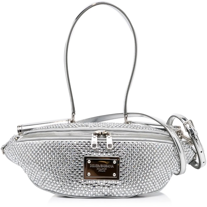 Dolce&Gabbana Schultertasche Miss Sicily Belt Bag silber