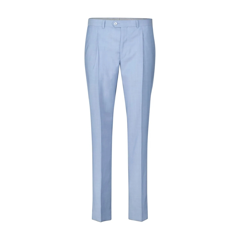 Dressler  Regular-Fit Anzughose Jaden aus Schurwolle Hellblau