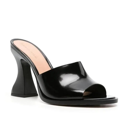 Bottega Veneta Black Leather Sandals Black Sandaal