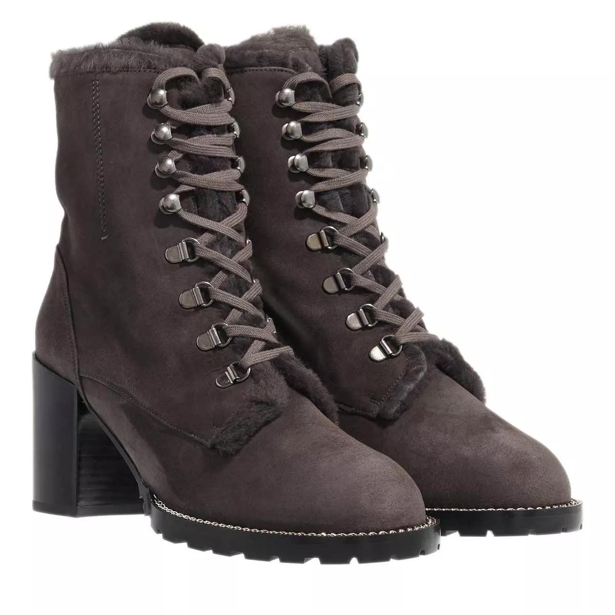 Stuart weitzman suede outlet lace up ankle boots