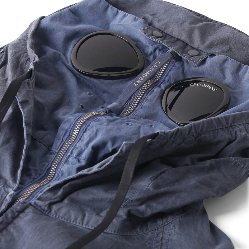 CP Company Overgangsjas Jacke mit Logo blau(Image 3)