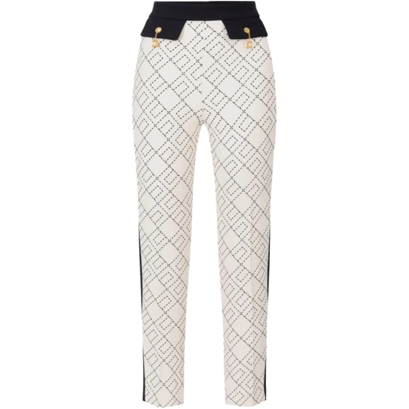 Elisabetta Franchi  Trousers Lattenero schwarz