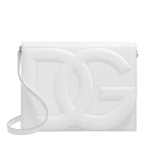 Dolce&Gabbana Logo Shoulder Bag White Cross body-väskor