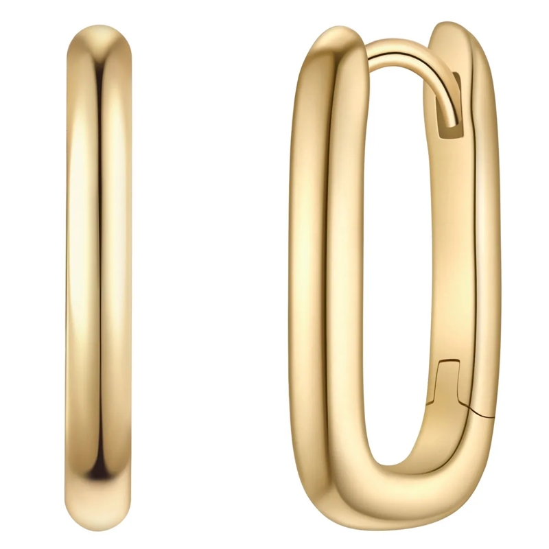 Glanzstücke München Ohrhänger Sterling Silber Creolen gold