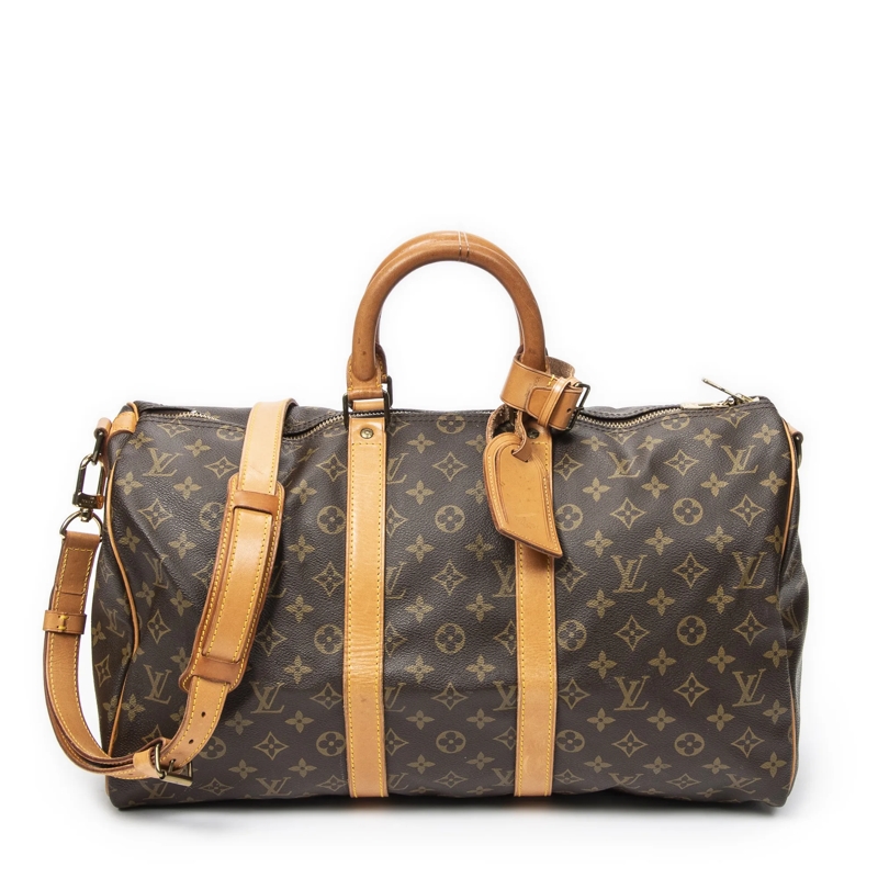Louis Vuitton Weekender Keepall Bandouliere 45 braun