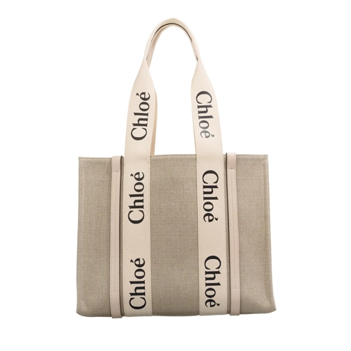 Chloé Tote Woody Tote Bag Cement Pink