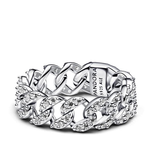 Pandora Ring Pavé Cuban Ketten-Ring Sterling silver