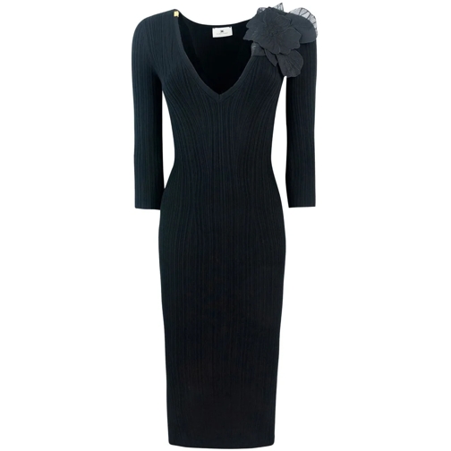 Elisabetta Franchi Robes midi Dresses Black schwarz