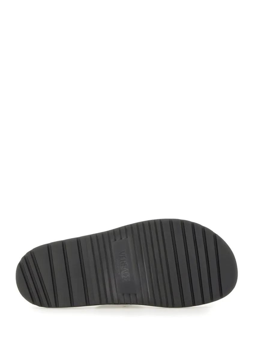 Thumbnail - Versace Loafer - Sandal With Logo - Gr. 39 (EU) - in Schwarz - für Damen