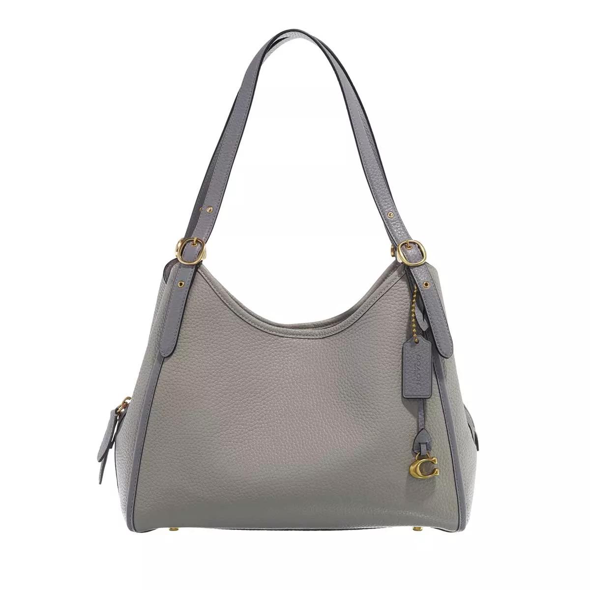 Coach grey shoulder bag sale