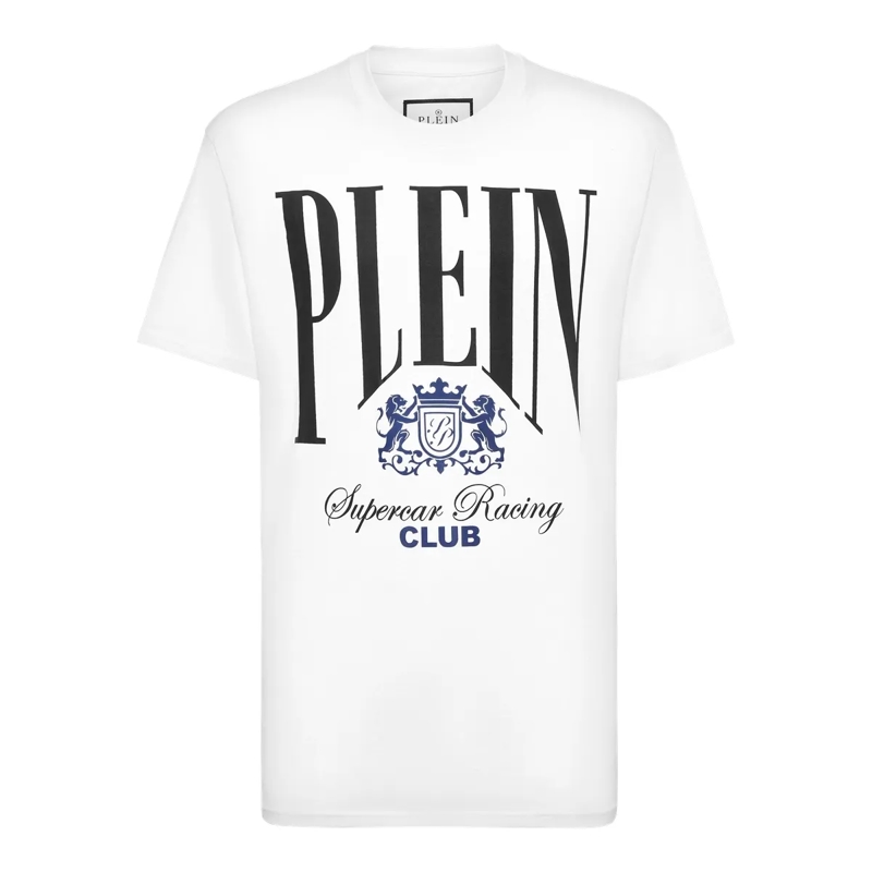 Philipp Plein T-Shirt T-Shirt Racing weiss