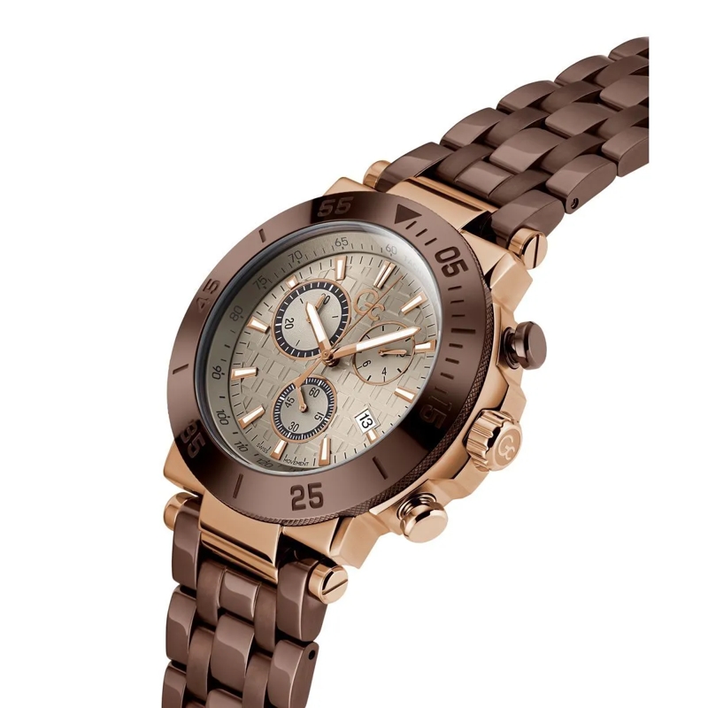 GC Quarzuhr Quarz-Analoguhr Gc One Sport braun(Image 4)