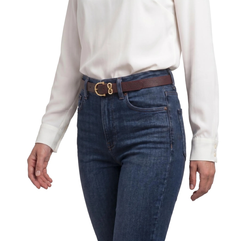 AIGNER Ceinture en cuir Gürtel aus Leder rot(Image 2)