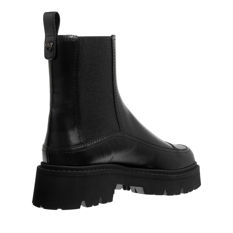 Emporio Armani Stiefeletten Stivaletto Vitello+Elastico Nero+Nero(Image 4)