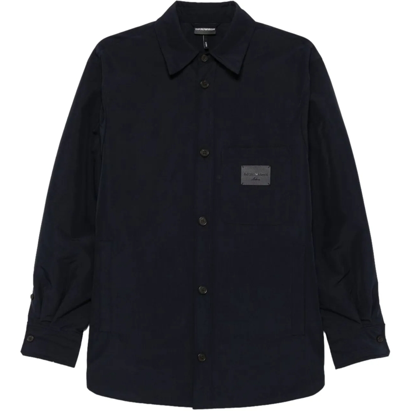 Emporio Armani Legeres Oberteil Shirts Blue blau
