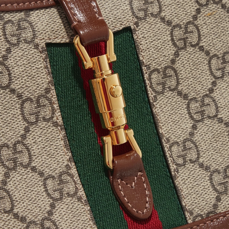 Gucci Mini sac Jackie 1961 Mini Crossbody Bag Beige Ebony/Brown Sugar(Image 5)