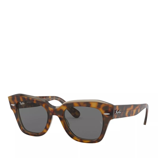 Ray-Ban Unisex Sunglasses Icons 0RB2186 Havana On Transparent Light Brown Solglasögon