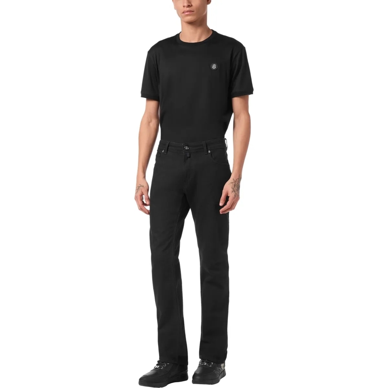 BILLIONAIRE Jeans mit geradem Bein Gerader Schnitt schwarz(Image 3)