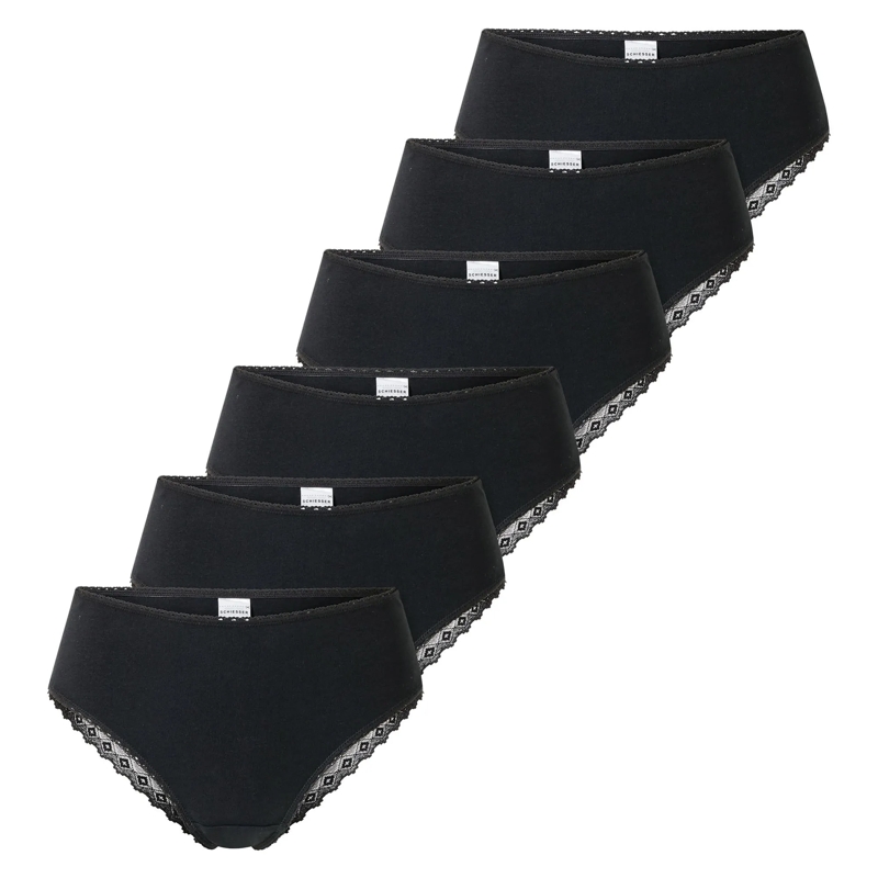 SCHIESSER  6er Pack schwarz