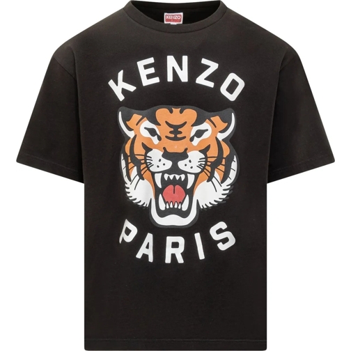 Kenzo T-Shirts T-Shirt con Logo Kenzo Tiger schwarz