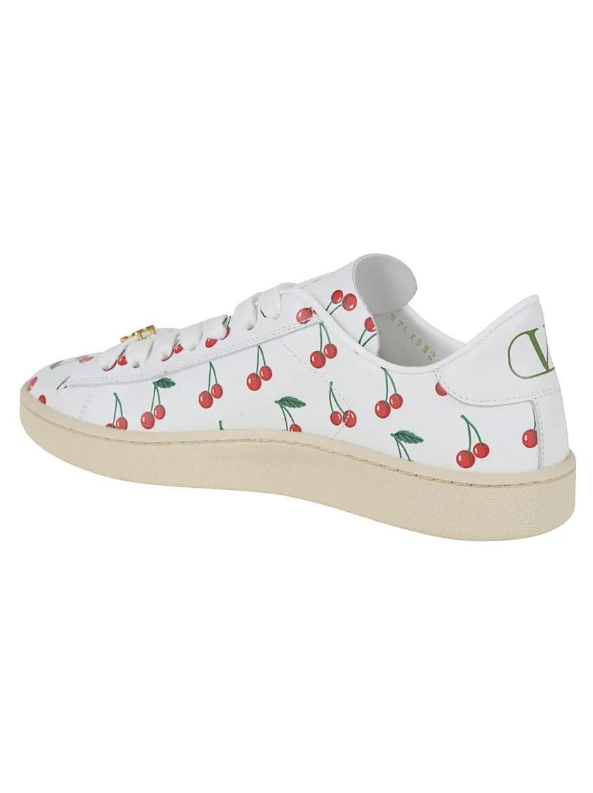Valentino Garavani Low-Top Sneakers Royco Sneaker In Soft Nappa Calfskin in wit