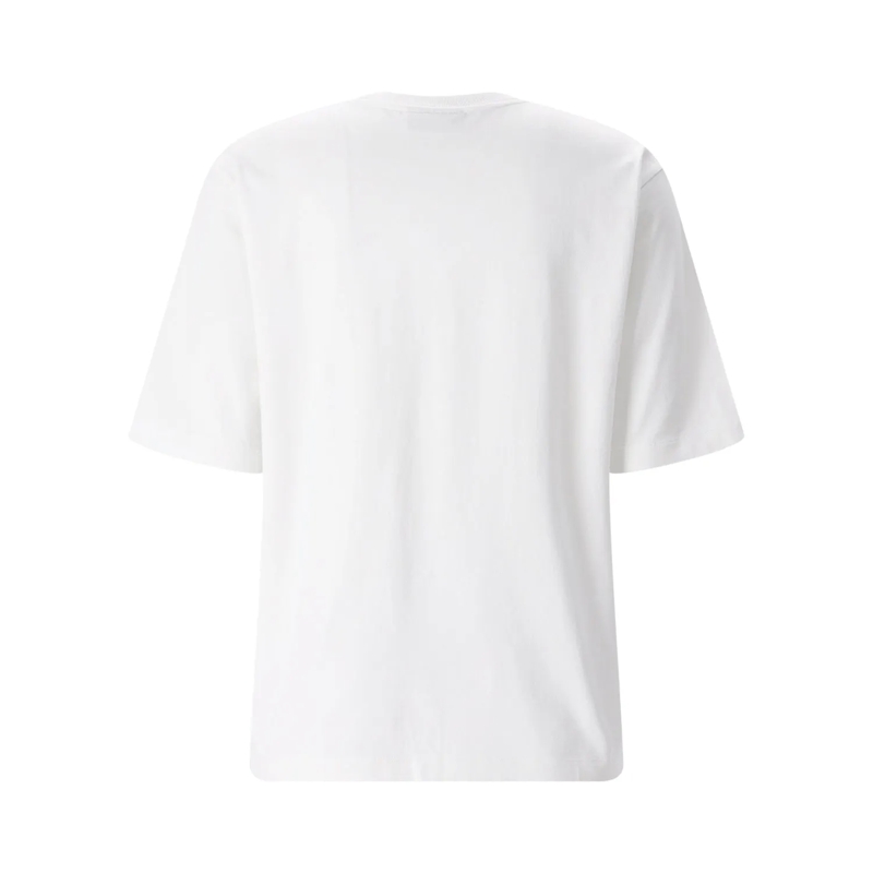 Dsquared2 T-shirt Minimalist White Cotton T-Shirt With Logo White(Image 5)
