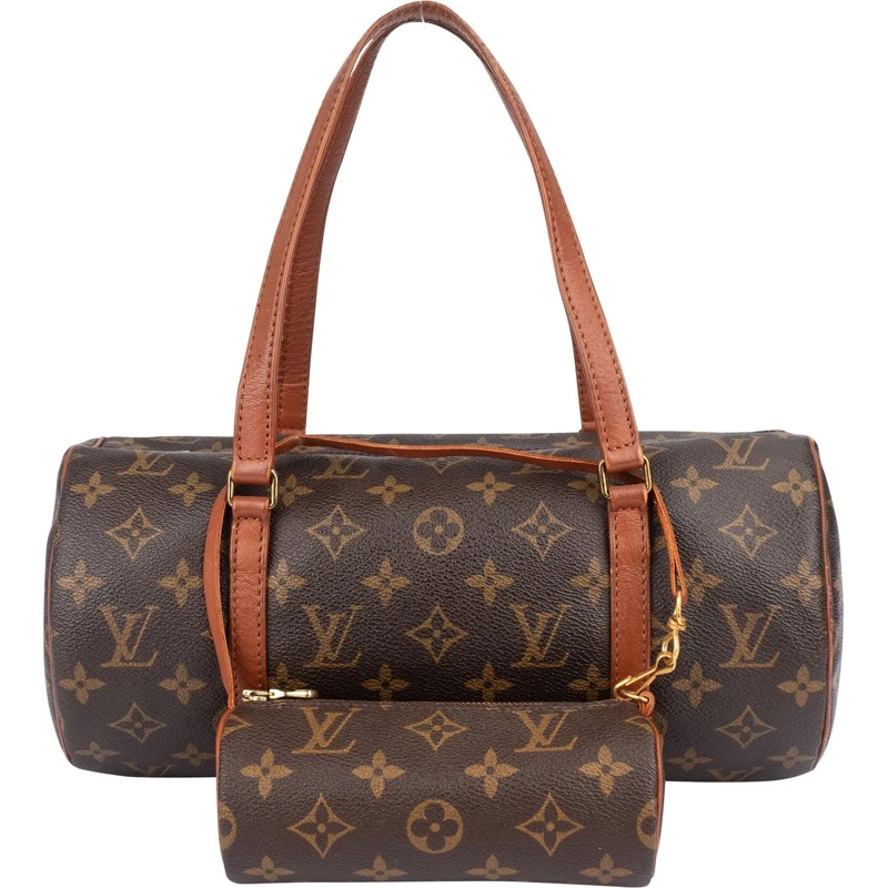 Louis Vuitton Tote Louis Vuitton Canvas Monogram Papillon Set Handbag braun