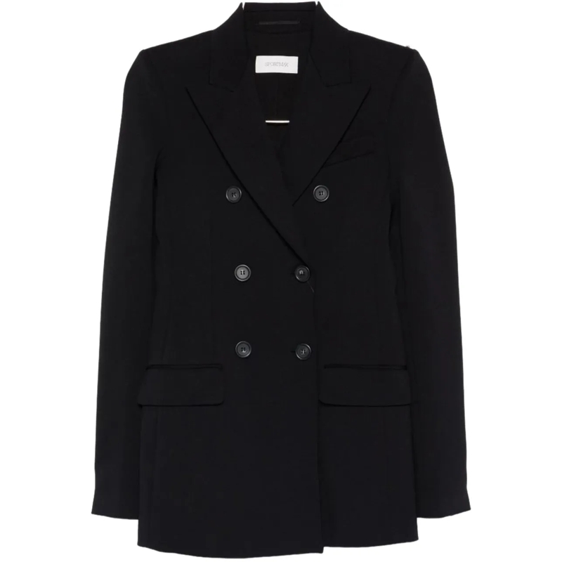 Sportmax Veste de transition Coats Black schwarz