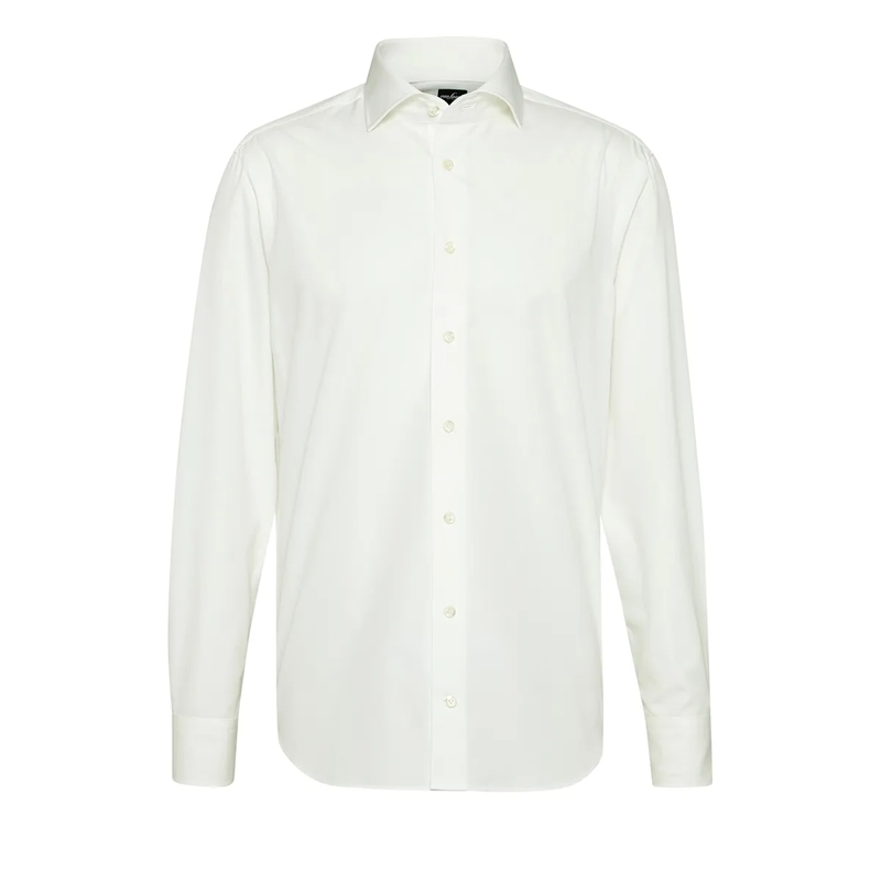 VAN LAACK Hemd Hemd Tailor Fit Uni beige
