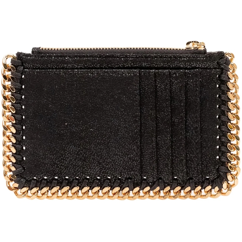 Stella McCartney Geldbörse Falabella Porta Carte con Zip schwarz(Image 3)