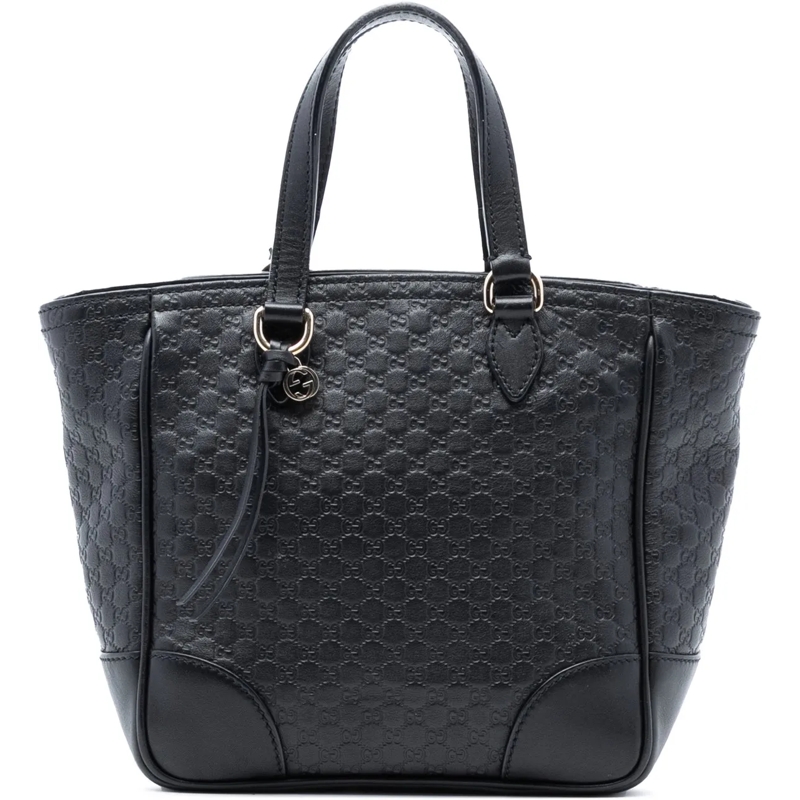 Gucci Schultertasche Small Microguccissima Bree Satchel schwarz