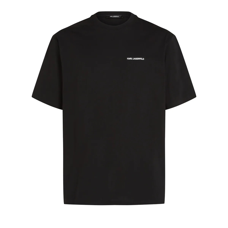 Karl Lagerfeld T-Shirt Lässiges T-Shirt von Rue St-Guillaume schwarz