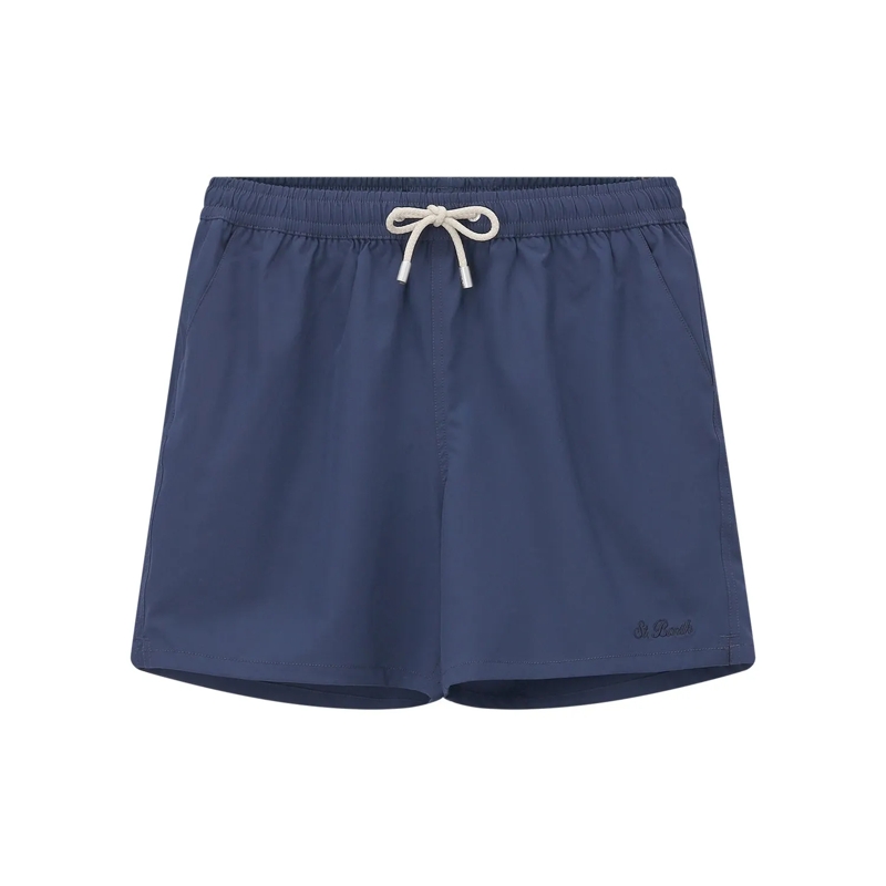 Mc2 Saint Barth  Badehose mit Logo blau