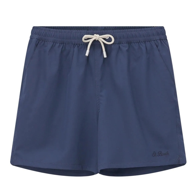 Mc2 Saint Barth  Badehose mit Logo blau