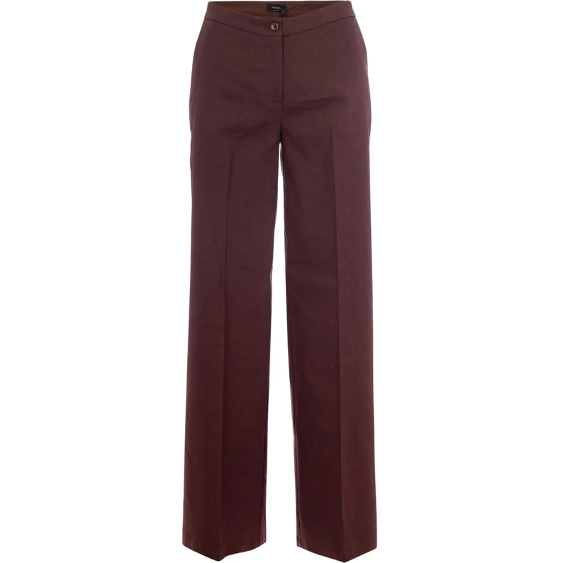 Pinko Hose Trousers Marrone Terra X Piante braun